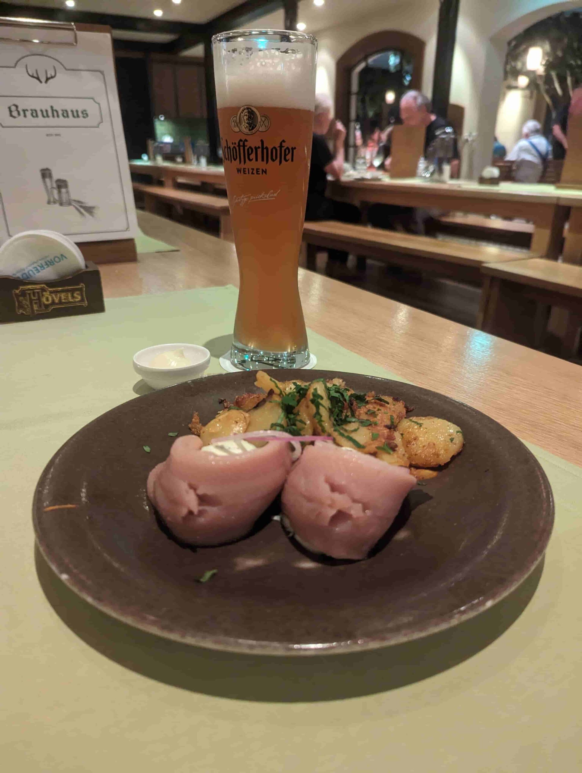 Aalrauch Matjes im Brauhaus Restaurant augf der AIDamar