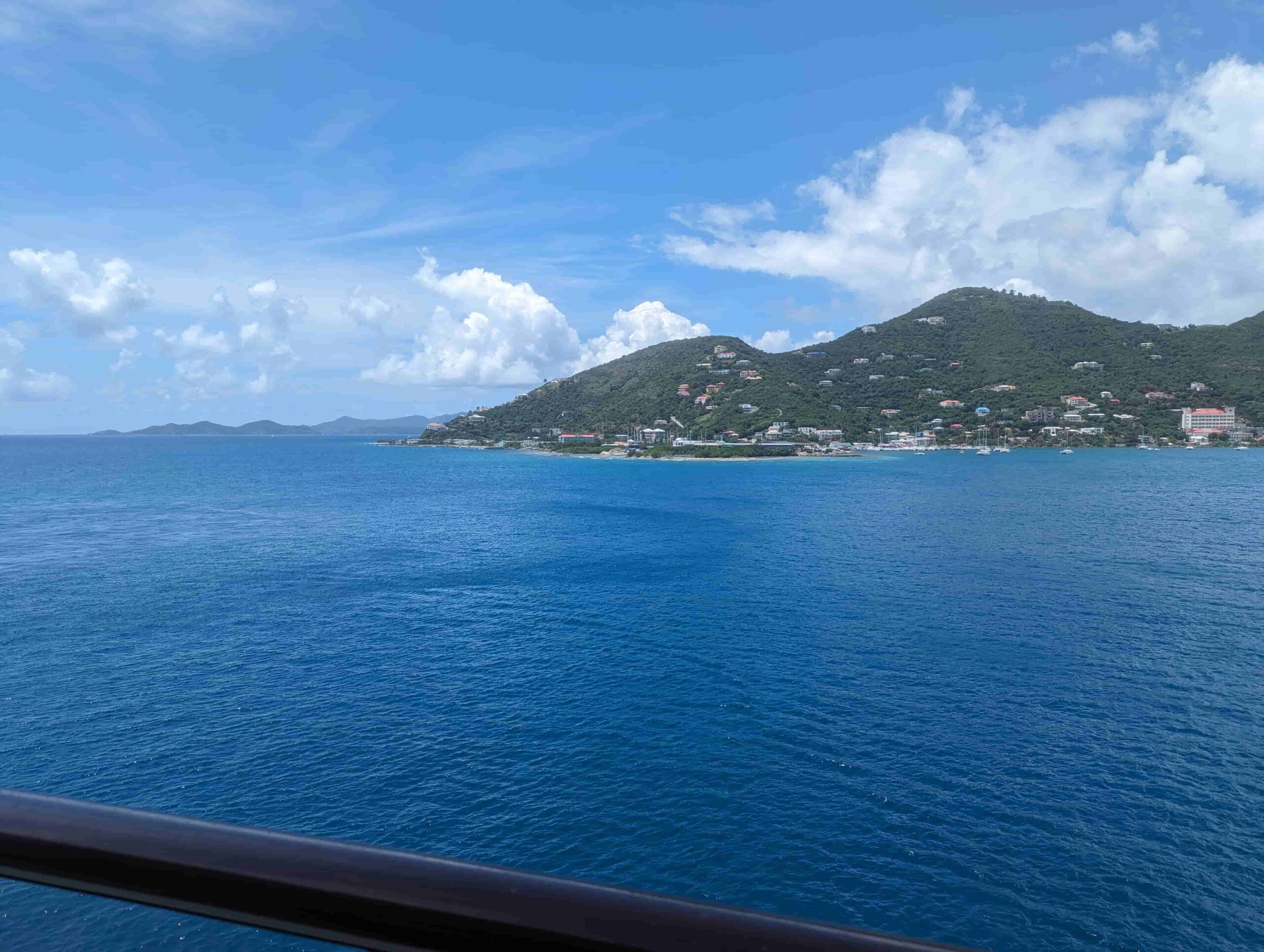 Erster Blick auf Tortula, British Virgin Islands